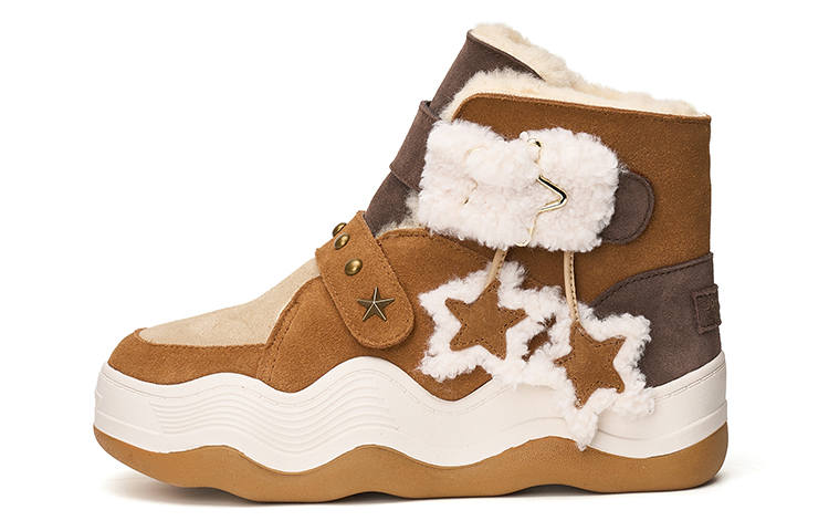 Joy&Mario Joy&Mario Cow Suede Thermal Height Increasing Slip Resistant