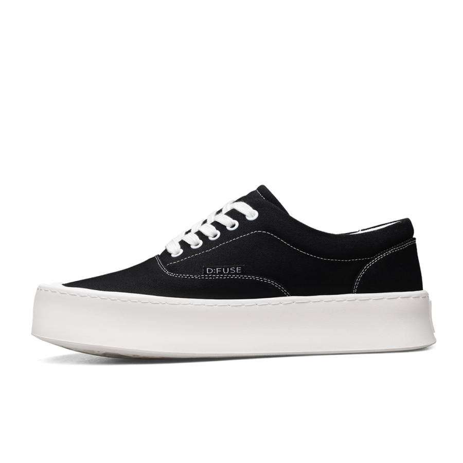 D:FUSE SCANDINAVIA D FUSE SCANDINAVIA Fabric Low top Skateboard Shoes Men's Black