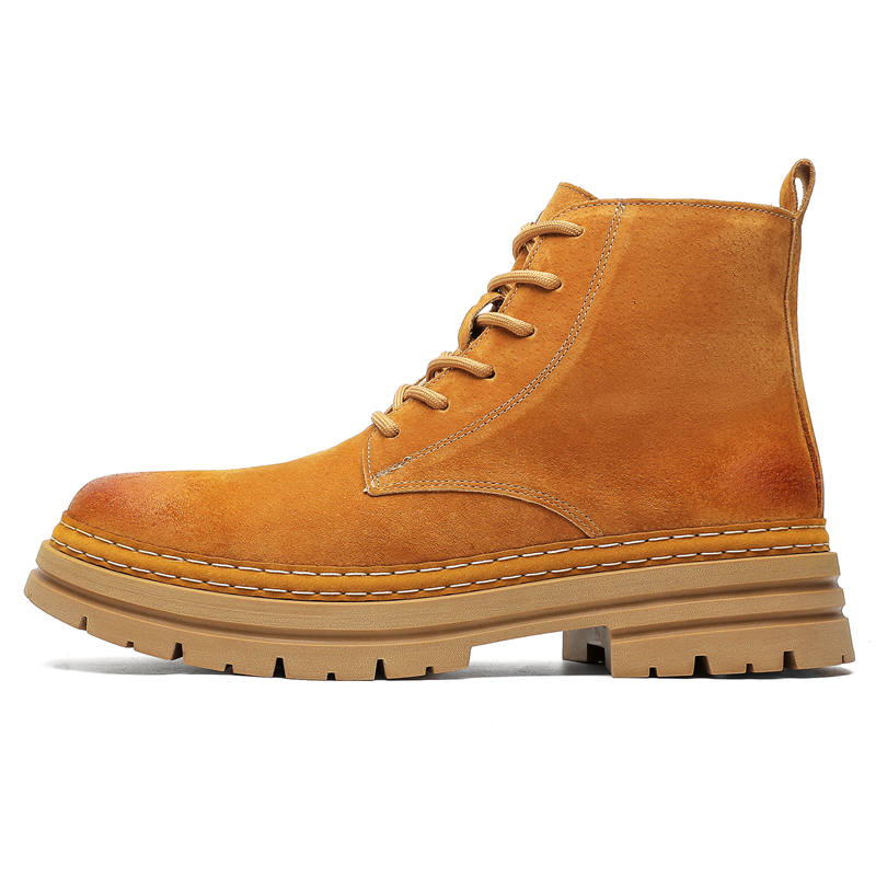 LUOMENG LUOMENG Combat Boots Men's Yellow/Black/Brown