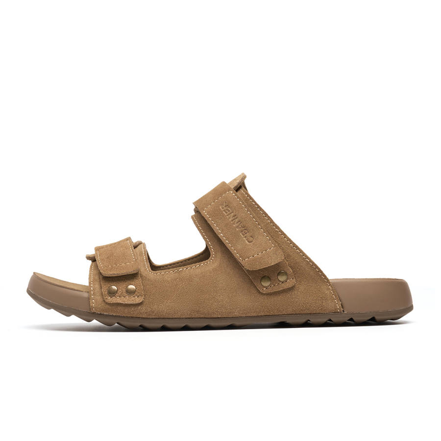 C°BANNER Slip Resistant Quick Dry Slide Slippers Men's Yellow Brown