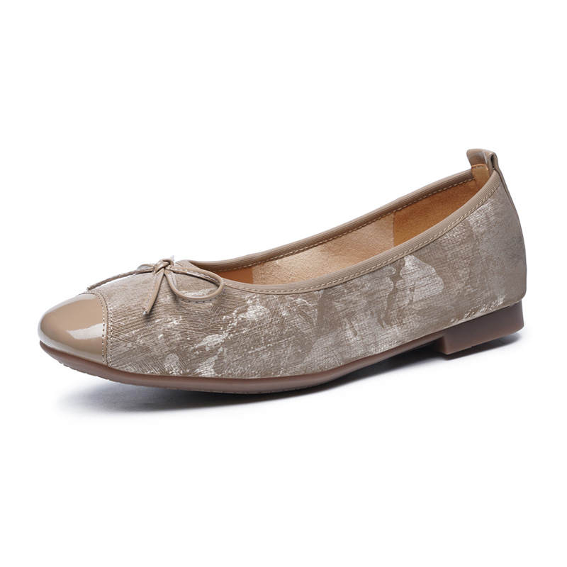AOKANG Top Grain Cow Leather Casual Shoes Women's