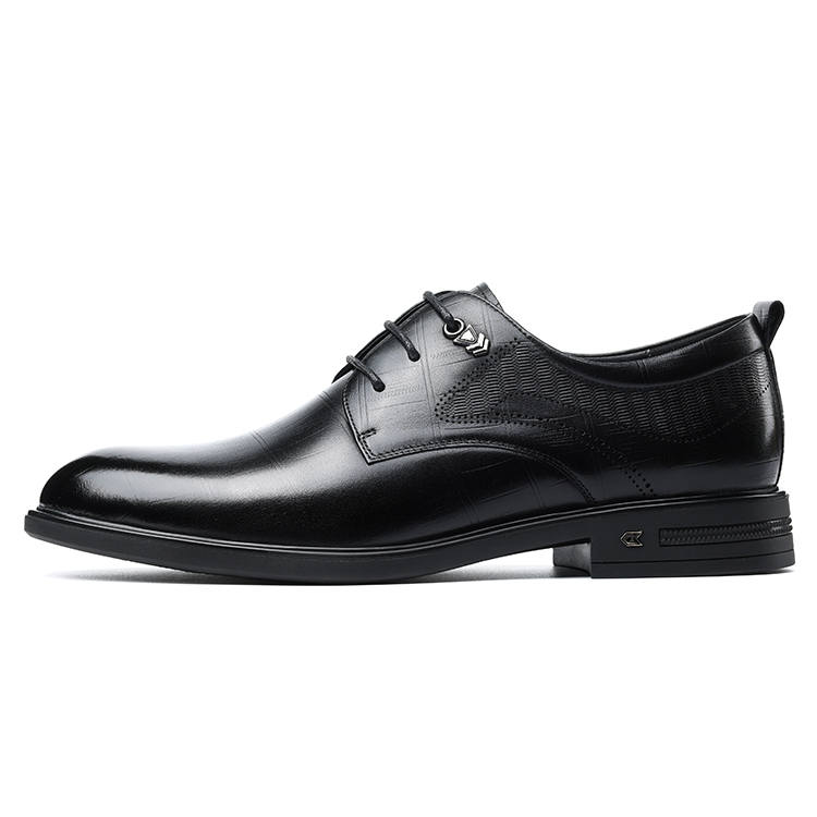 LAORENTOU Dress Shoes Men's Low Top Black/Brown