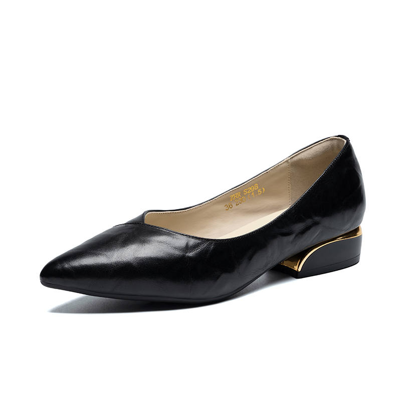 ZHR Cow Leather Casual Shoes 3cm Women's