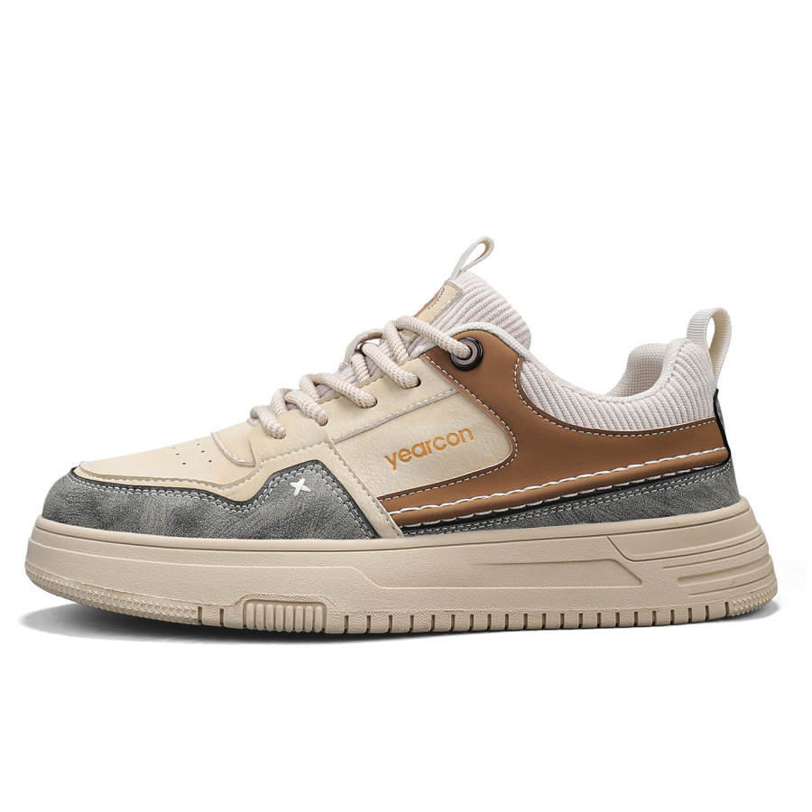 YEARCON Height Increasing Lightweight Height Increasing Lightweight Low top Skateboard Shoes Men's