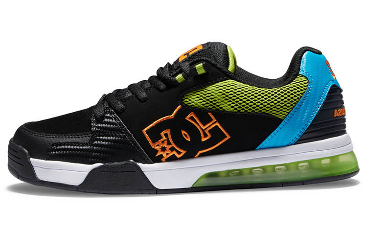 DCSHOES DC Shoes Versatile Mesh, Suede Low top Sports Casual Shoes Men's Black