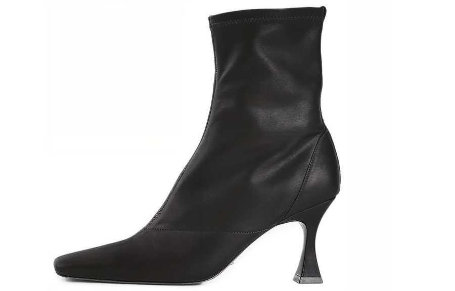 Tony Bianco Top Grain Cow Leather Ankle Boots Women's Black