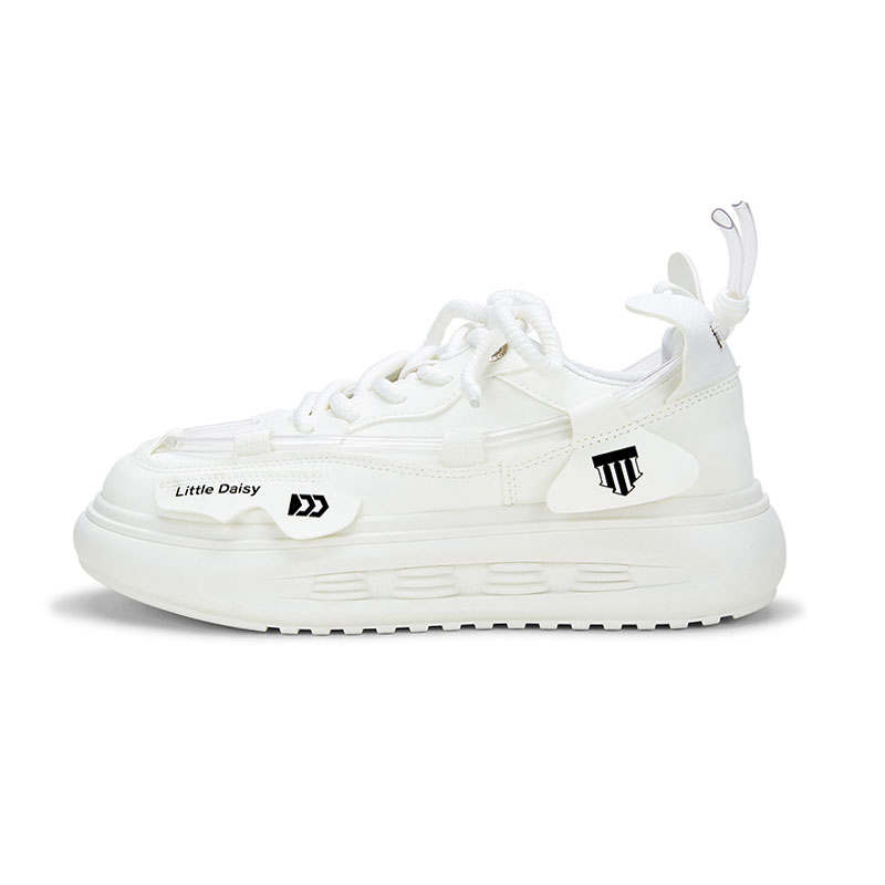 KARLIE KELLER Artificial Leather Abrasion Resistant Abrasion Resistant Low top Casual Shoes Men's White
