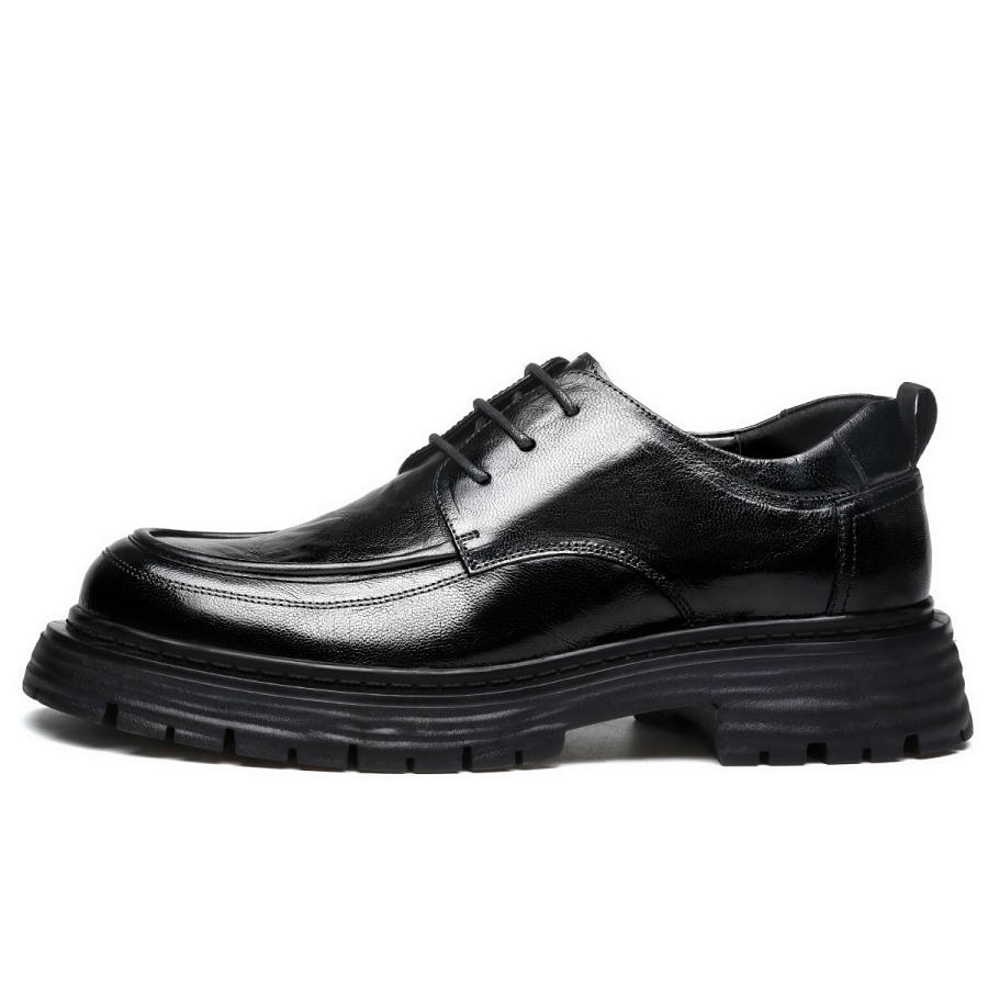 FAPAI Dress Shoes Men's Low Top Black