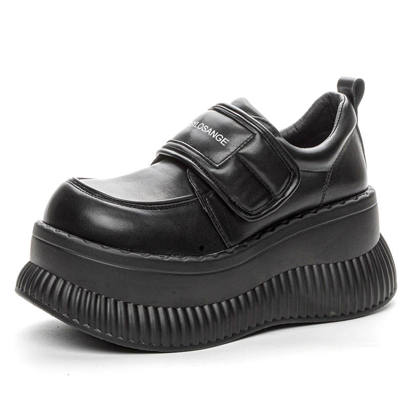 XIEGUIHUAYU Microfiber Leather Casual Shoes 8cm Women's