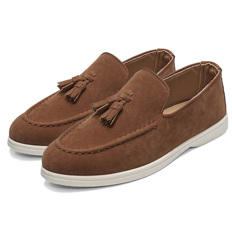 Medd Medd Loafers Men's Red Brown/Light Gray/Coffee/Sand