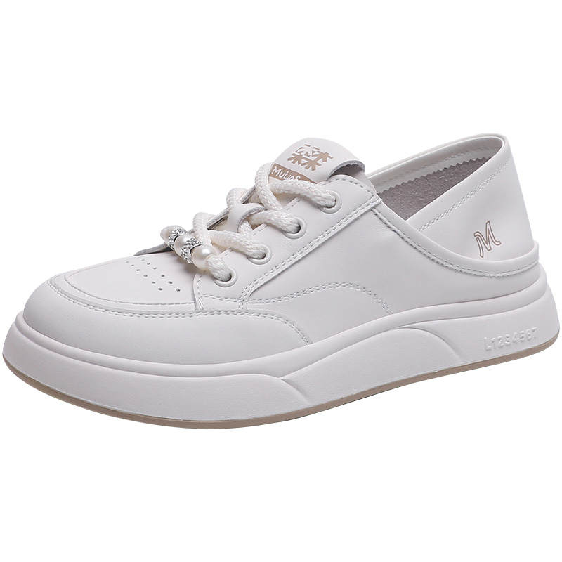 Mulinsen Synthetic Leather Slip Resistant, Abrasion Resistant, Lightweight Low top Skateboard Shoes Women's