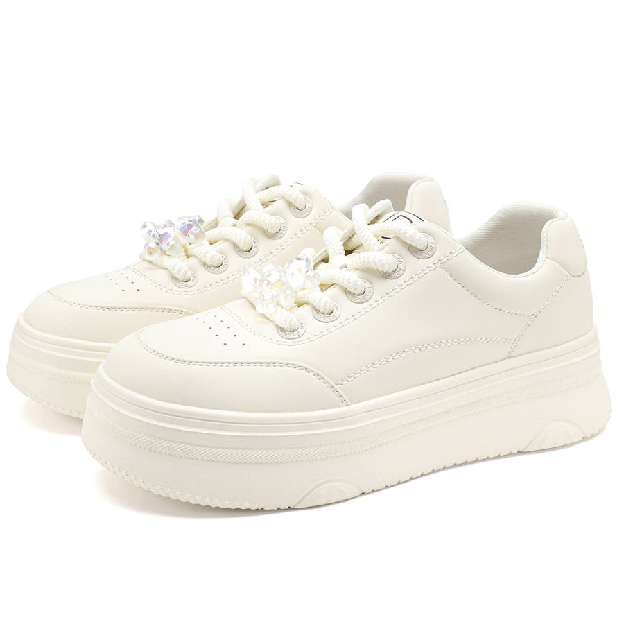 D:FUSE SCANDINAVIA D FUSE SCANDINAVIA White Sneakers Slip Resistant, Abrasion Resistant, Lightweight
