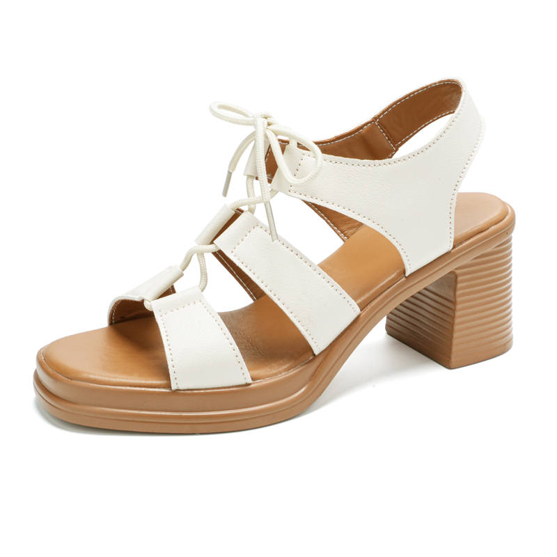 Reivantix Reivanti Microfiber Leather Roman Sandals Women's Brown