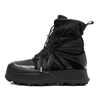 R'AZZURRO 15cm Light Feather Snow Boots Women's Black