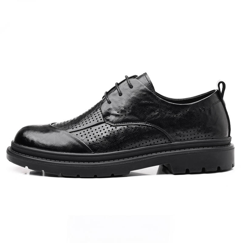 POPULAR ROUSE PR Cow Split Leather Casual Shoes Men's