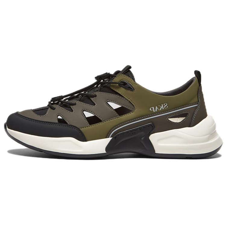 SKAP Low top Casual Shoes Men's Gray/Army Green/Black