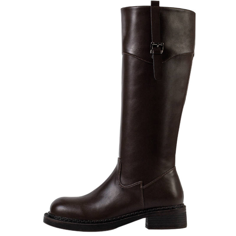 MIAOLV Pu Knee high Boots 4cm Women's