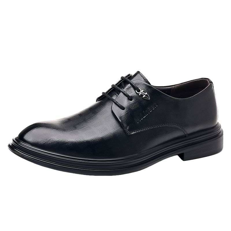 Mulinsen Leather Casual Shoes Men's Black