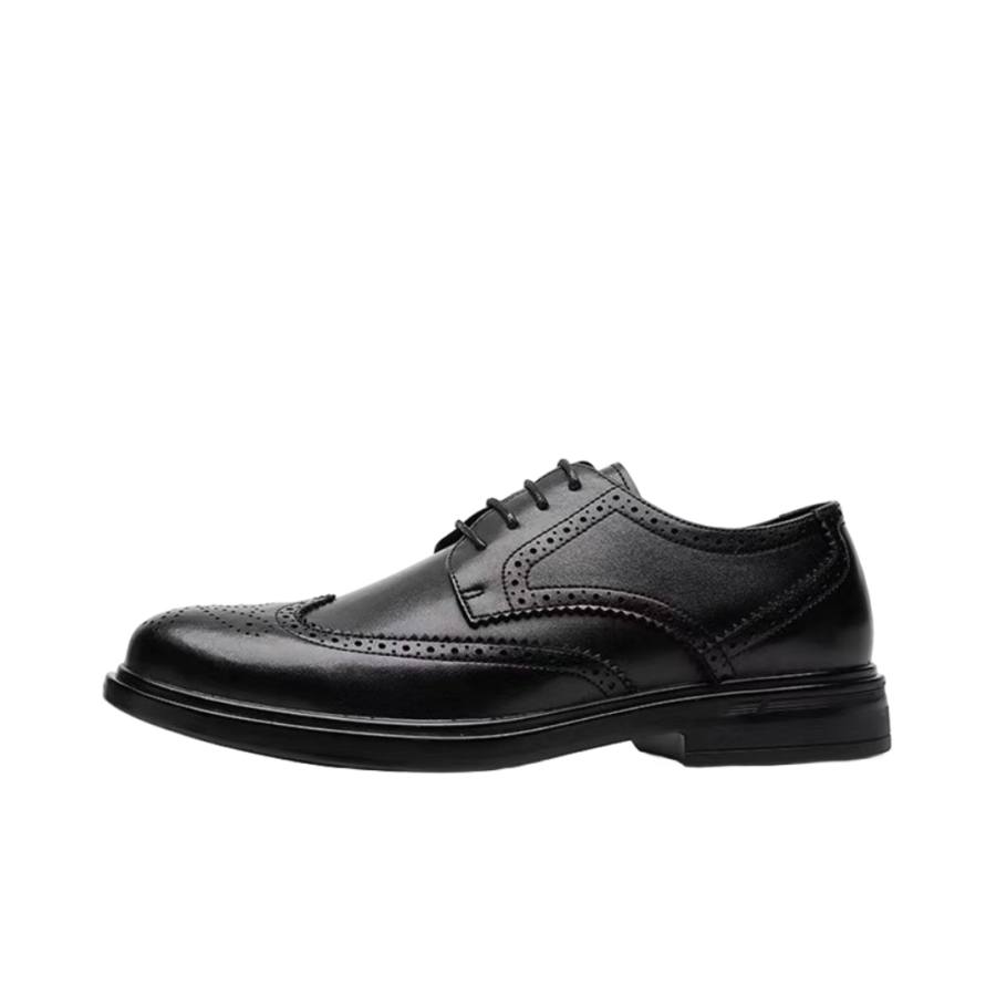 KACHILANG Cow Split Leather Dress Shoes Men's