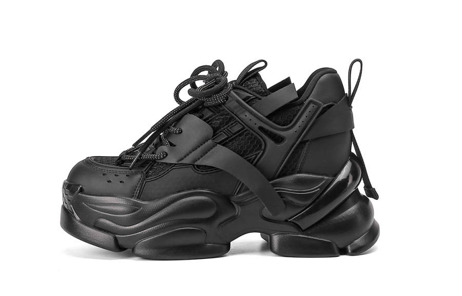 VEDULLAR Synthetic Leather, Textile Cushioning Slip Resistant Abrasion Resistant Lightweight Height Increasing Low top