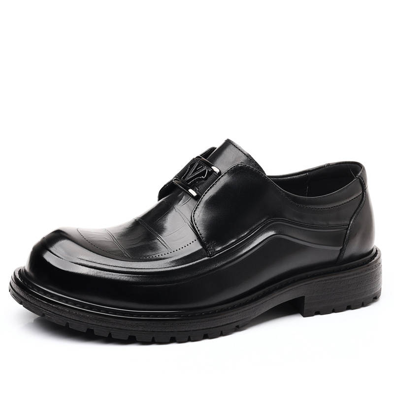 POPULAR ROUSE PR Top Grain Cow Leather Casual Shoes Men's