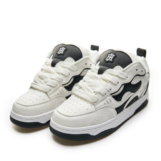 HLA JEANS Microfiber Leather Low top Skateboard Shoes Unisex