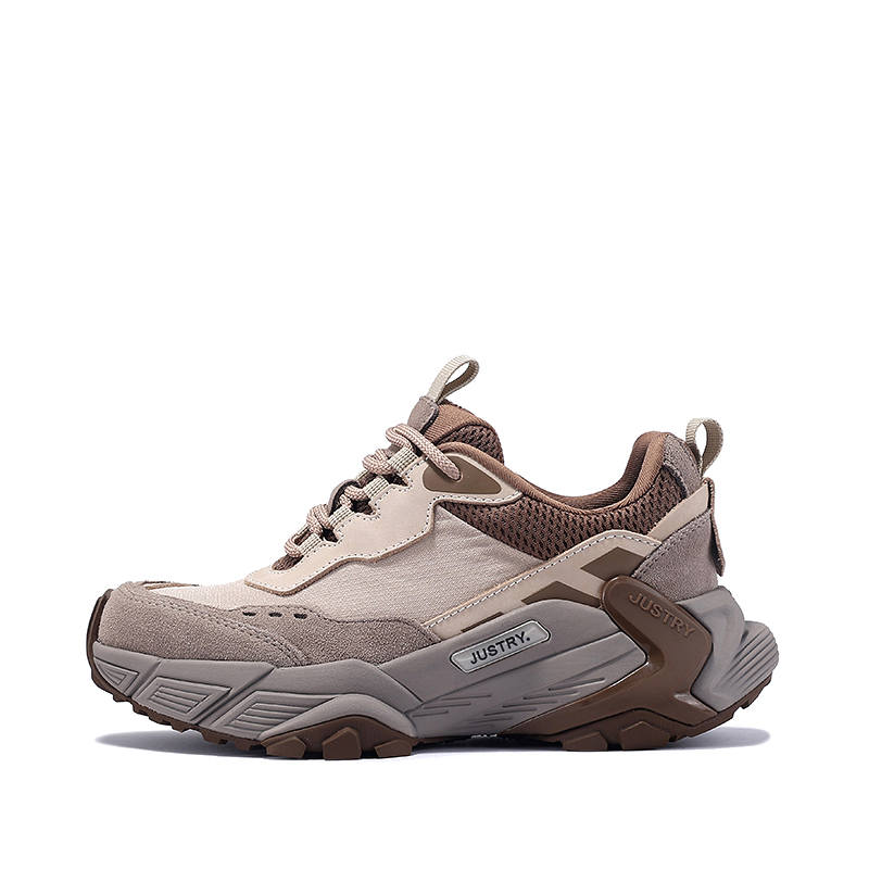 BELLALILY Fabric Retro Sports Slip Resistant, Abrasion Resistant, Height Increasing Low top Chunky Sneakers Women's