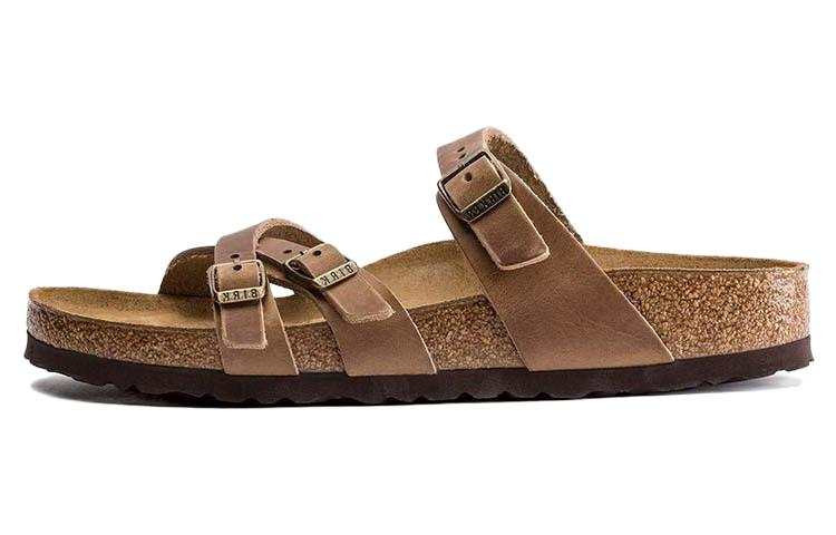 Birkenstock Franca Wmns Birkenstock Oiled Leather Sandal 'Tobacco Brown' Women's