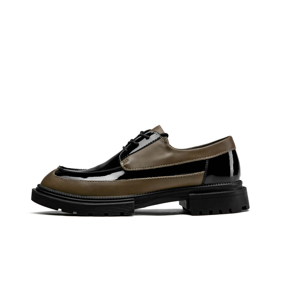 ORP ORP Cow Split Leather Casual Shoes Men's Apricot Black