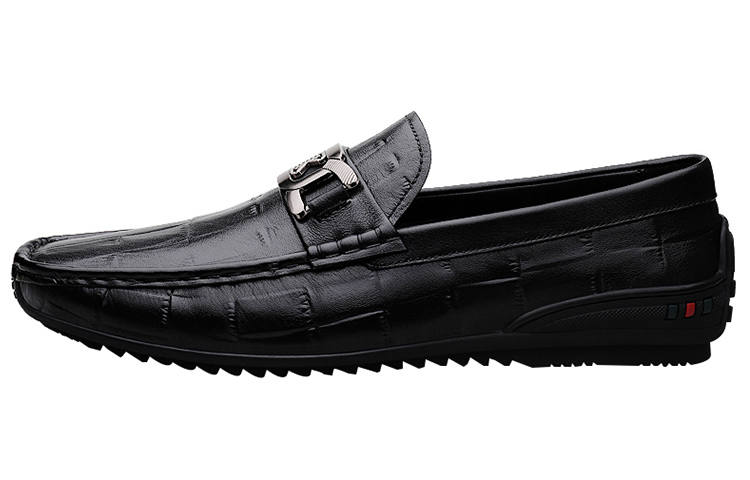CKVUSAMG Top Grain Cow Leather Gommino Loafers Unisex
