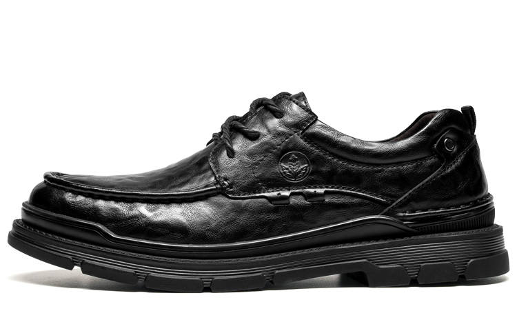 LEAVELAND Leather Dress Shoes Men's Black