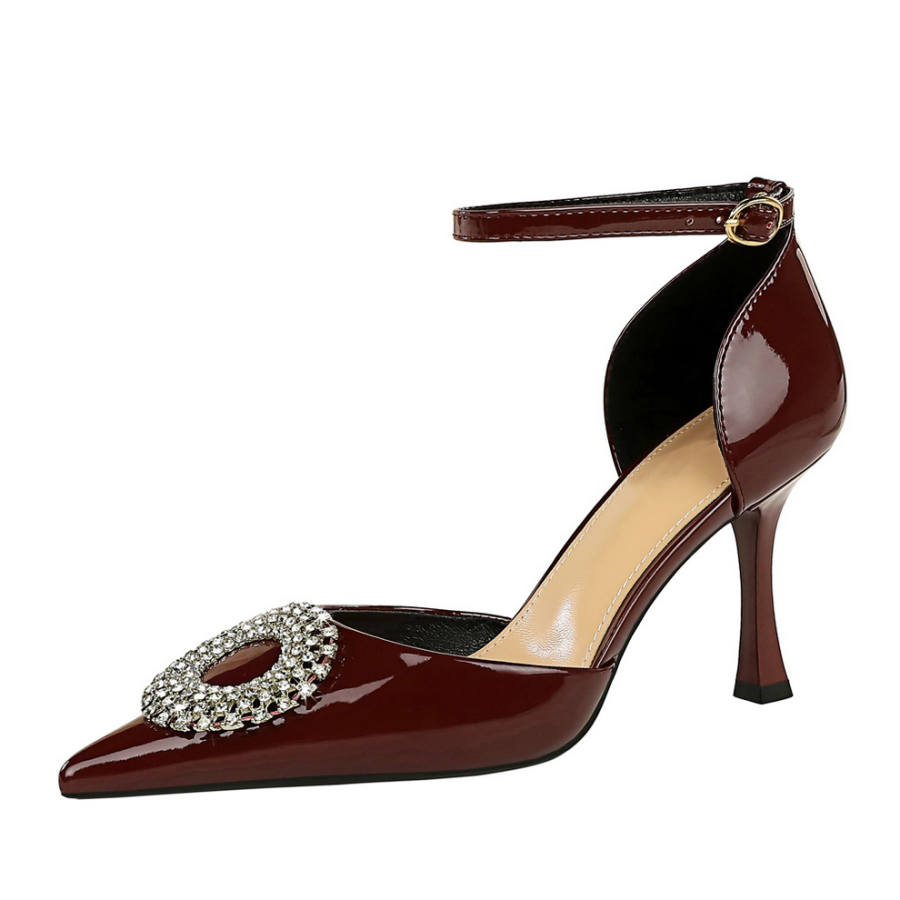 YAFEI XUANYU Patent Leather High Heels Women's