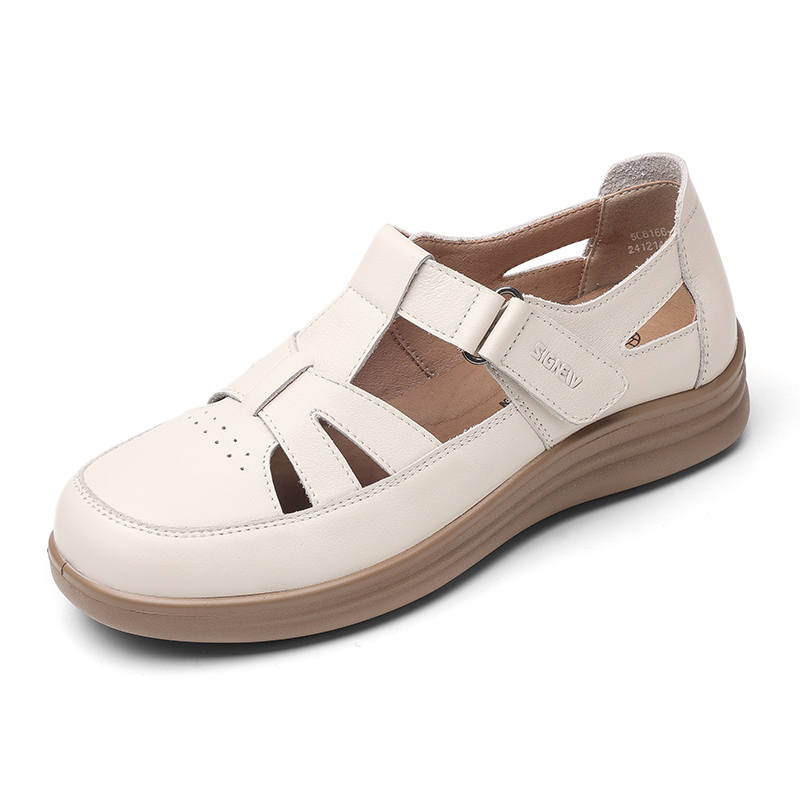 XINNUO Cow Leather Casual Shoes Women's