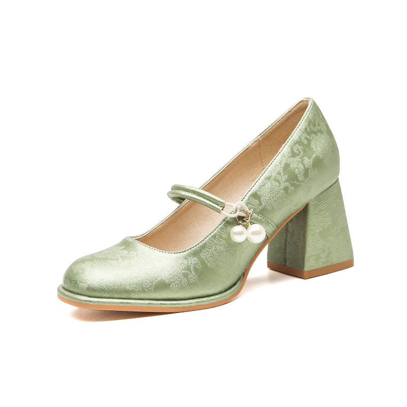 ZUOMILUO Chunky Heel Mary Jane Shoes Women's