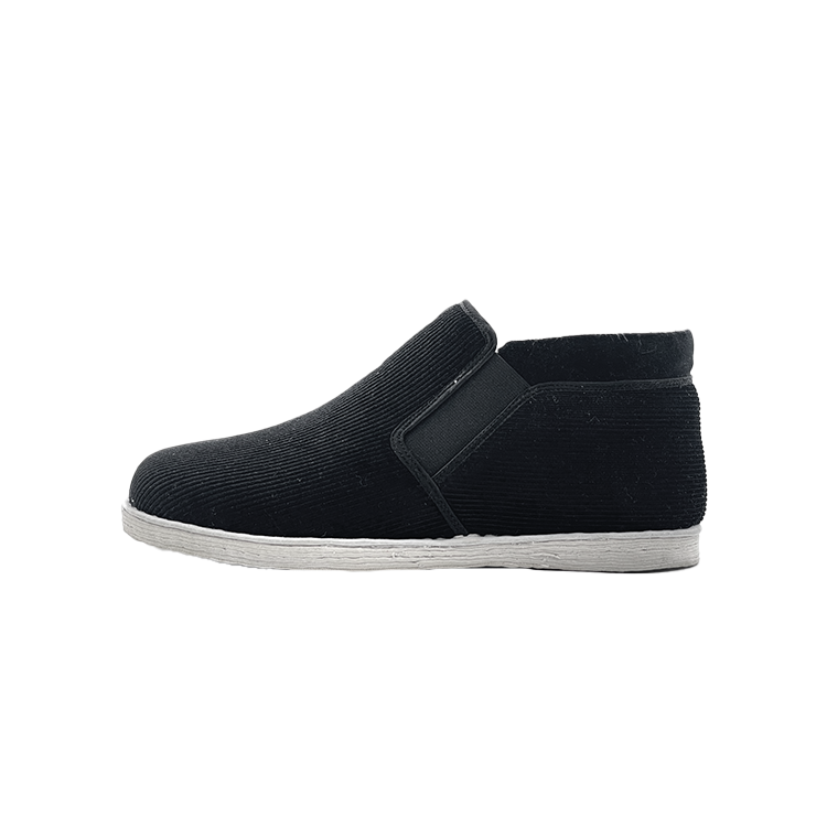 Neiliansheng Corduroy Ankle Boots Men's Black