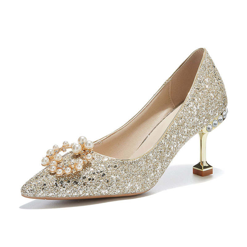 TAOLEI Slim Heel High Heels 8cm Women's