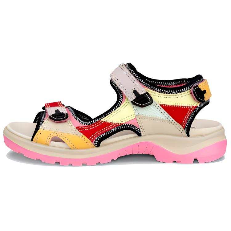 Ecco Ecco Beach Sandals Women's Beige Pink