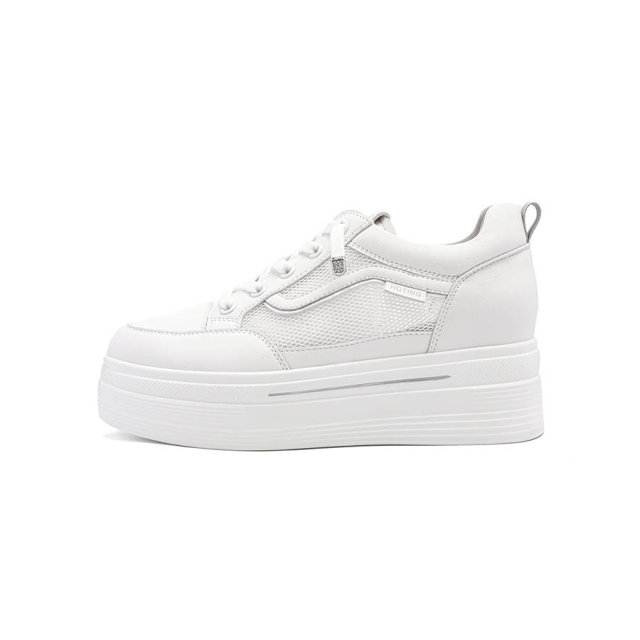 RED DRAGONFLY Synthetic Leather, Textile Low top Casual Shoes Women's
