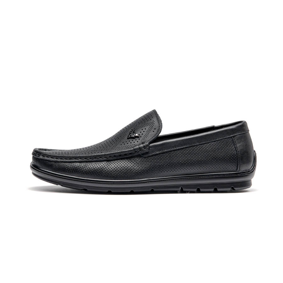 Spider King Cow Leather Casual Shoes Men's Black