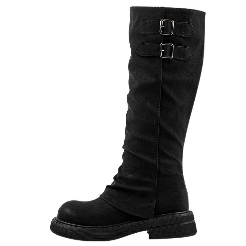 MIAOLV Pu Knee high Boots Women's