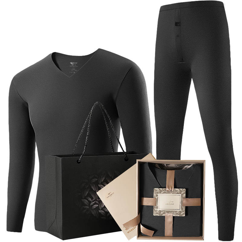 SEPTWOLVES SEPTWOLVES Thermal Set Men's Gift Box Set+Shopping Bag