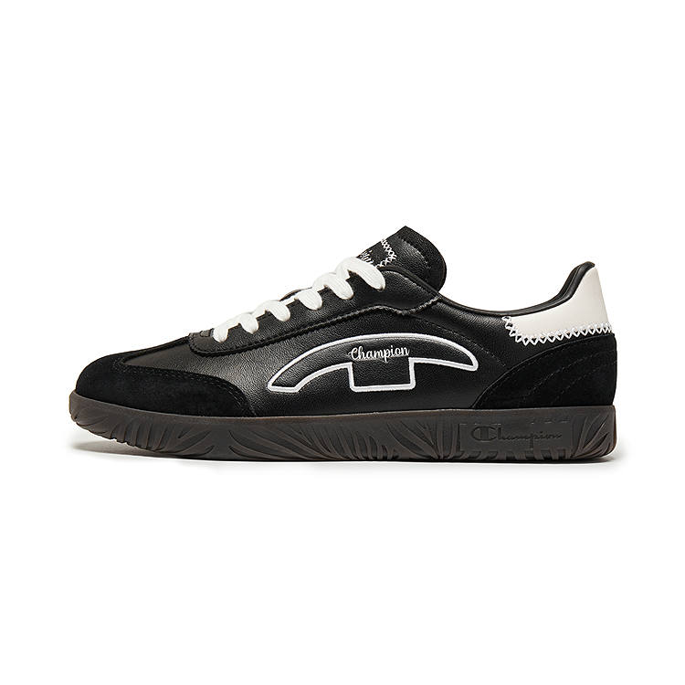 Champion T Head German Army Trainers 2.0 Champ T Trainer V2 Balance Low top Skateboard Shoes Women's Black/Milk White