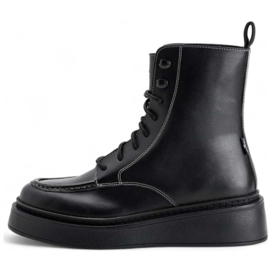 Levis Levi's LUNA Short Combat Boots Women's Black