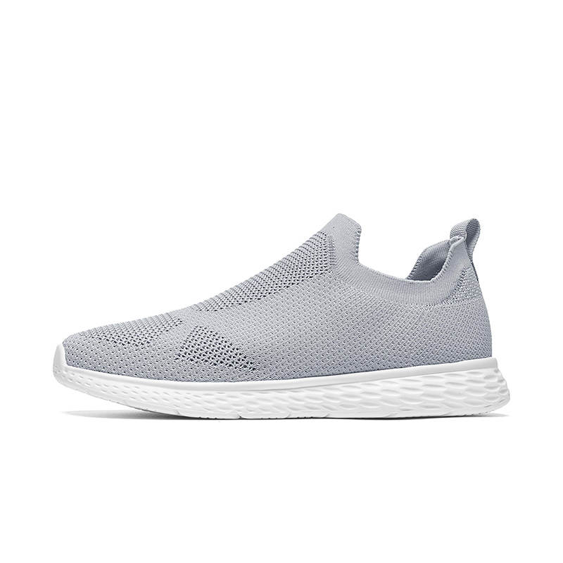 Mulinsen Summer Refreshing, Outdoor Jogging, Comfortable Slip on, Soft Sole, Flyknit Mesh, Socks Shoes Fabric