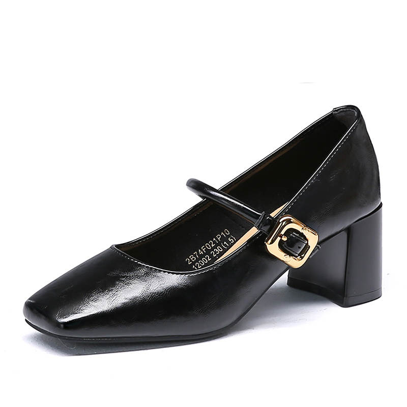 Spider King Chunky Heel Mary Jane Shoes Women's