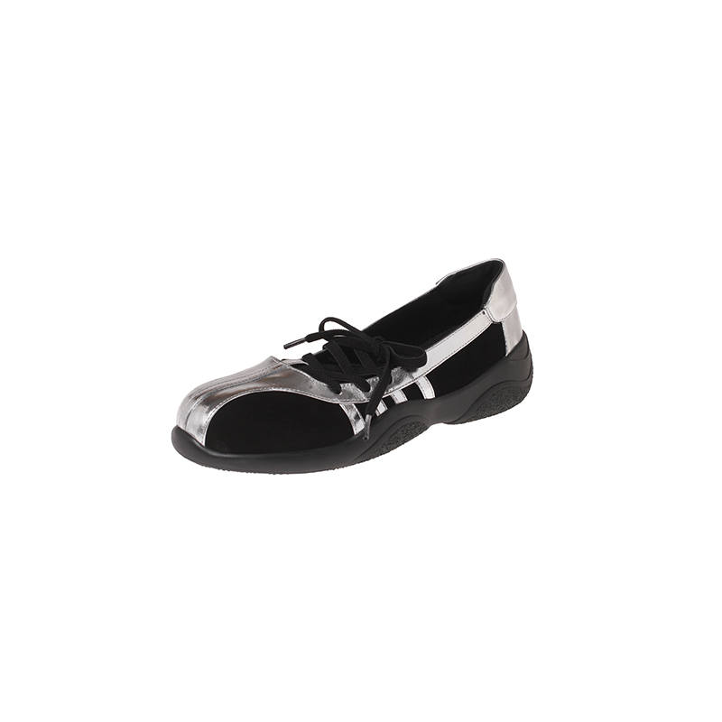 HONGYANGLIN Sheepskin Casual Shoes Women's Black