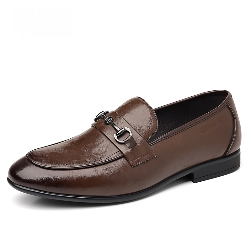 Mulinsen Cow Split Leather Casual Shoes Men's