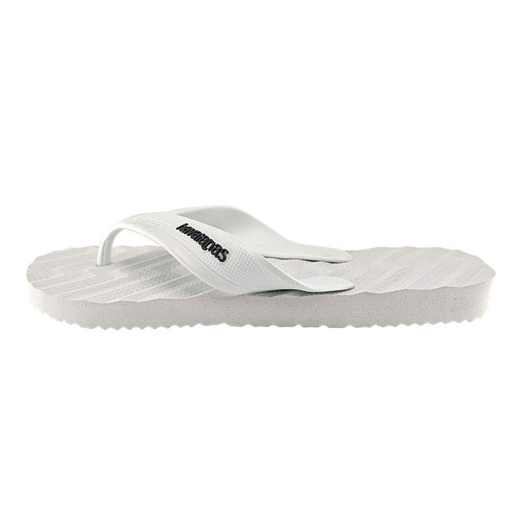 Havaianas Rubber Sole Abrasion Resistant Slip Resistant Flip Flops Unisex White