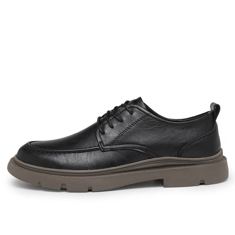 DUNNU Leather Men's Casual Shoes Men's Black