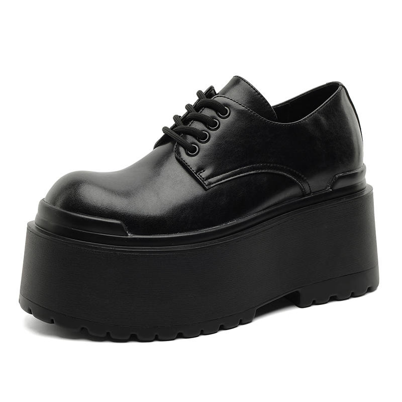 Xiwencha Microfiber Leather Casual Shoes Men's Black